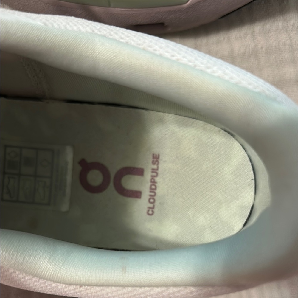 On Running White and Purple Sneakers with CloudTec Cushioning - Picture 2 of 6